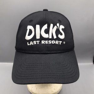 Dick's Last Resort Mens - Womens Adjustable Strapback Baseball Hat/Cap Black EUC